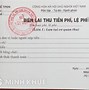 Mẫu Phiếu Thu Học Phí Trung Tâm