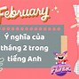 Tháng 12 Viết Tiếng Anh Như Thế Nào