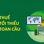 Ví Dụ Về Thuế Tiêu Dùng